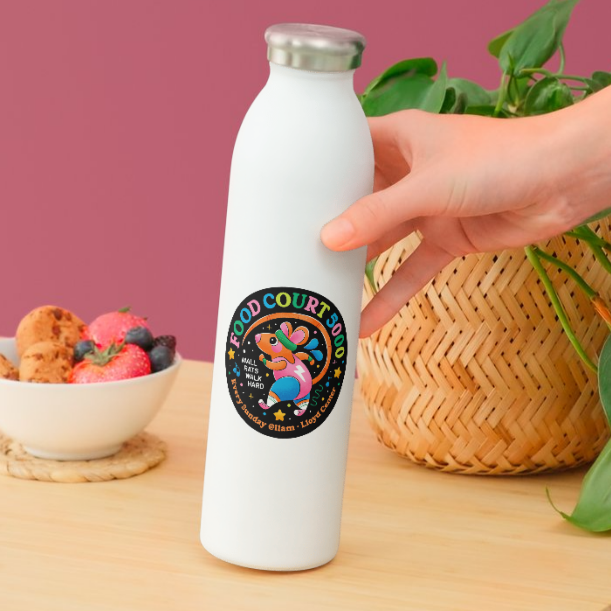 Food Court 5000 Logo Vinyl Sticker - Image 2