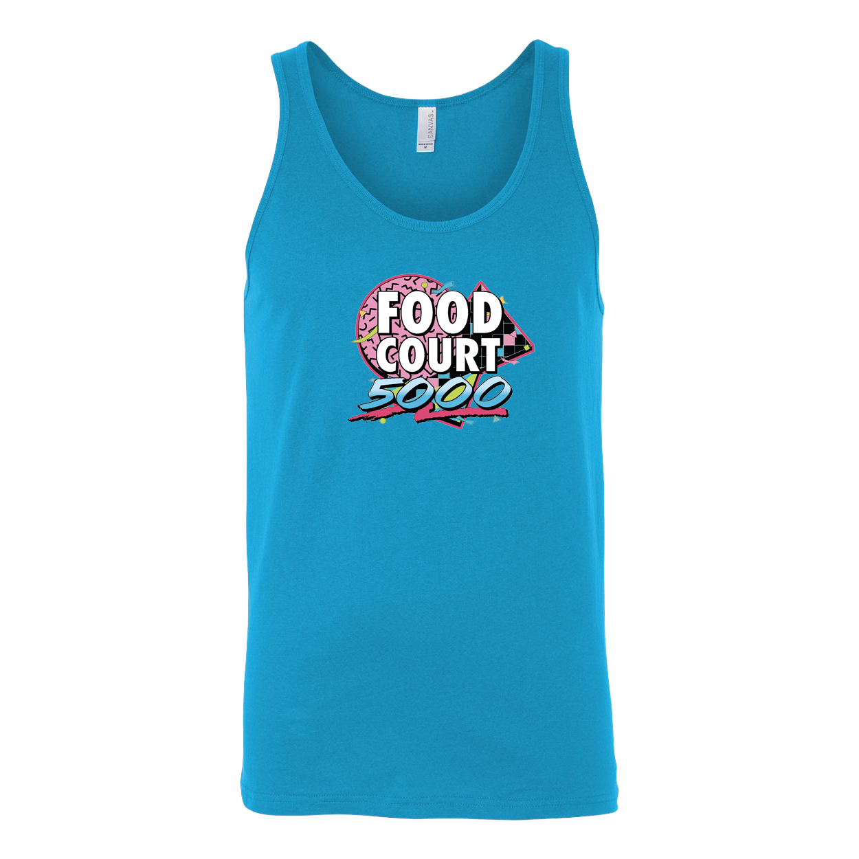 Retro Food Court 5000 Unisex Tank Top - Image 3