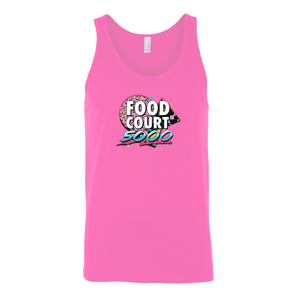Retro Food Court 5000 Unisex Tank Top - Image 2