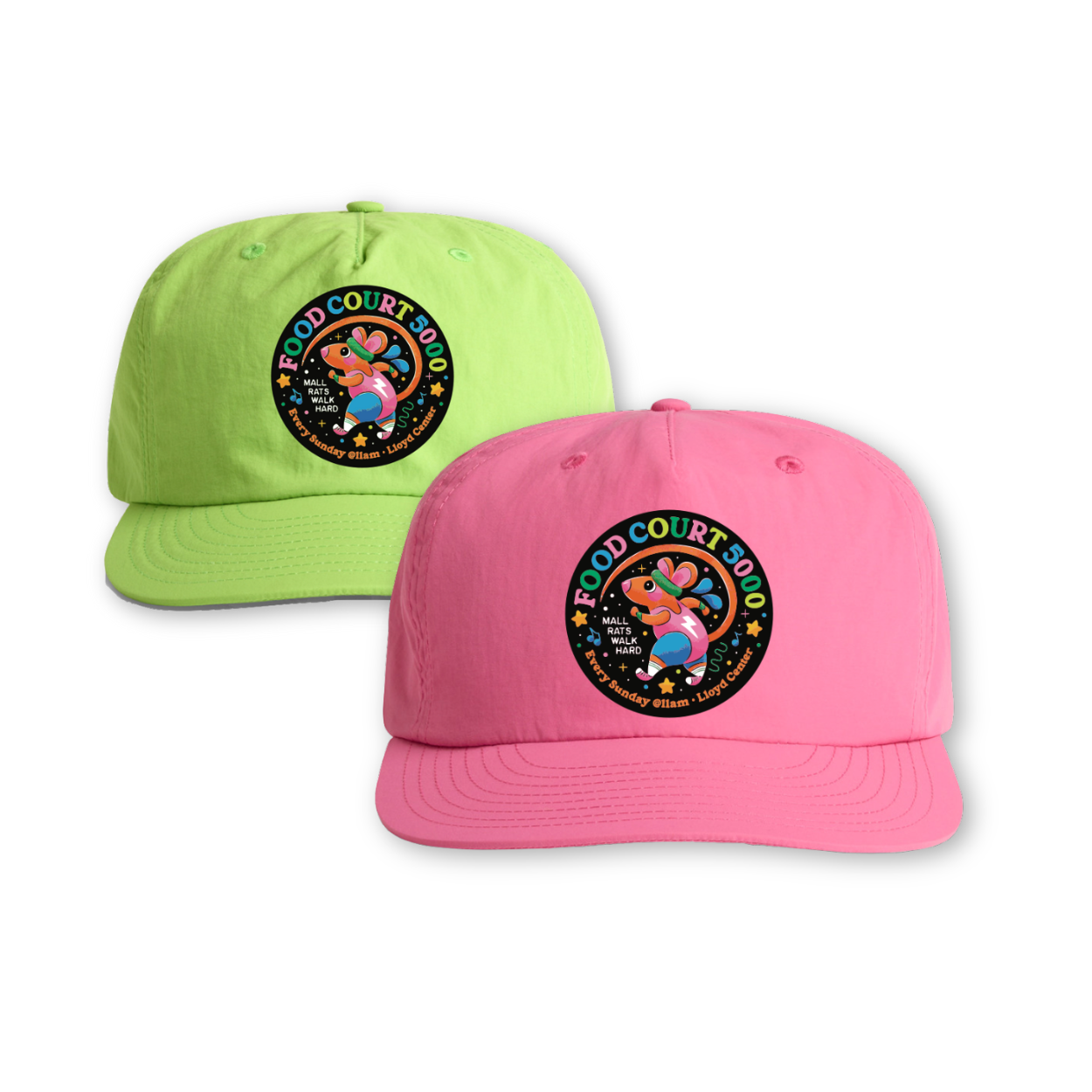Food Court 5000 Logo Surf Hat